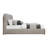 Bed w/Storage, Gray Fabric-1828081288