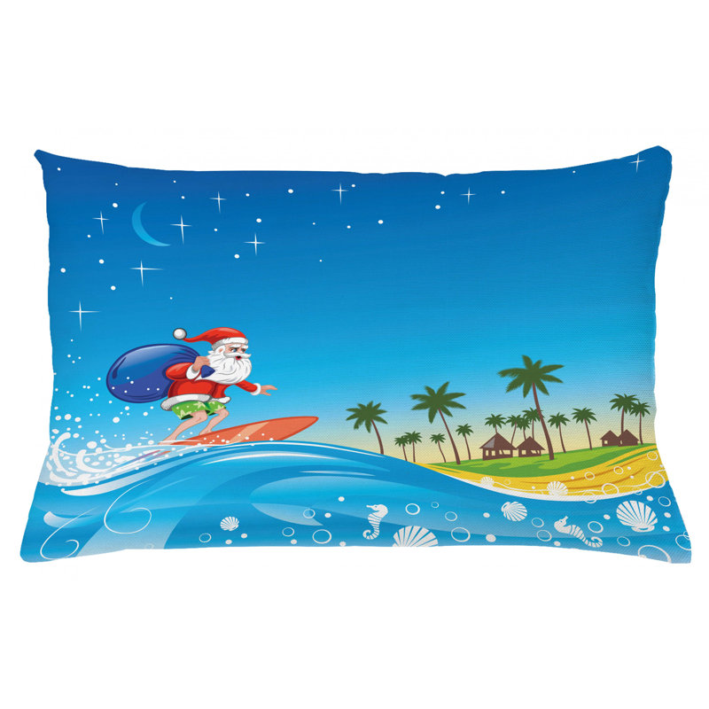 Housse de coussin lombaire intérieur/extérieur christmas, 16 po x 26 po