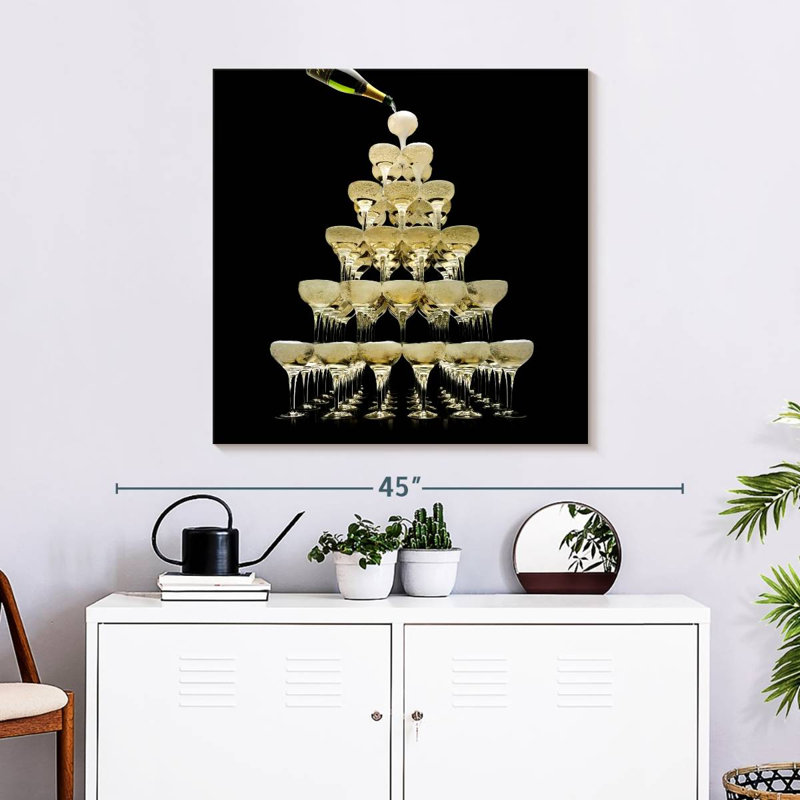 Yarlin Champagne Tower, 30" H x 30" W