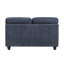 Mobilier de salon contemporain contemporain en tissu de chenille 2 pièces