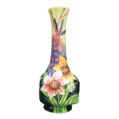 Old Tupton Ware Summer Bouquet 8 Inch Deltina Ceramic Table Vase