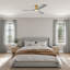 Ventilateur de plafond 52 po avec ensemble d'éclairage et télécommande Karlena-1157381594