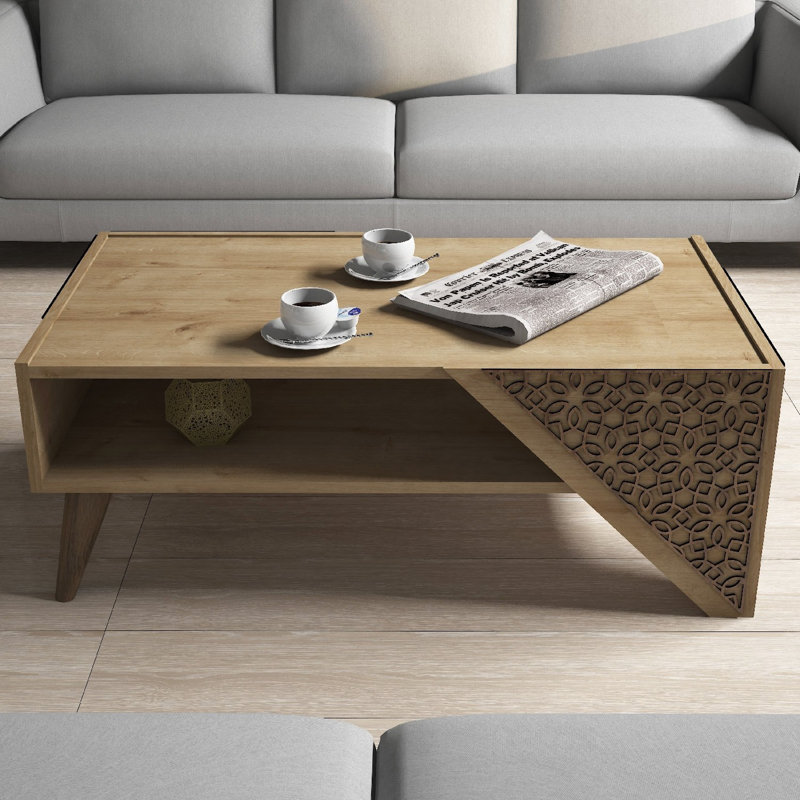 Nell 4 Legs Coffee Table with Storage