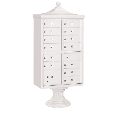 Regency Aluminum Multi-Unit Mailbox with Newspaper Compartment