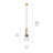 Kimrose 1 - Light Single Pendant-609031433