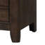 Commode antique brun avec tiroirs en cèdre