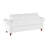 63" Bed Bench Cream White Fabric-1593119412