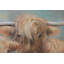 Hand -painted acrylic painting shoulder to shoulder