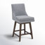 Tabouret de comptoir pivotant rembourré Zahara-101687101
