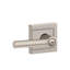 Broadway Lever with Upland Trim Bed and Bath Lock