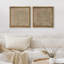 Motif géométrique de lignes murales, œuvre d'art abstraite minimaliste neutre, reproduction d'art sur toile encadrée, 2 pièces-108572871-97923446-97923445