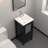16.3'' Single Bathroom Vanity with Ceramic Top-617113651