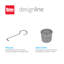 Grille carrée pour drain de douche Designline-85214970-85214974