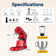 7.5 Quart 6 Speed 9 In 1 Multifunctional Stand Mixer With Fermentation