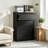 Heavy-Duty Lateral Metal File Cabinet with Lock, 4-Drawer Anti-Tip Interlock Office Storage Cabinet with Full Extension Slides for Home & Commercial Workplace-129881265