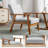 Accent Chair, mid-century Modern Armchair With Solid Wood Frame,armchair For Living Room, Bedroom-1752355398