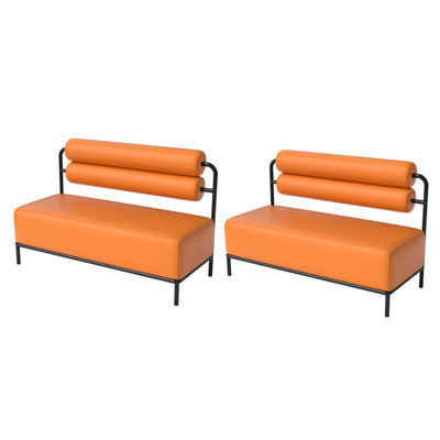 Joelyn Faux Leather Upholstered Bench