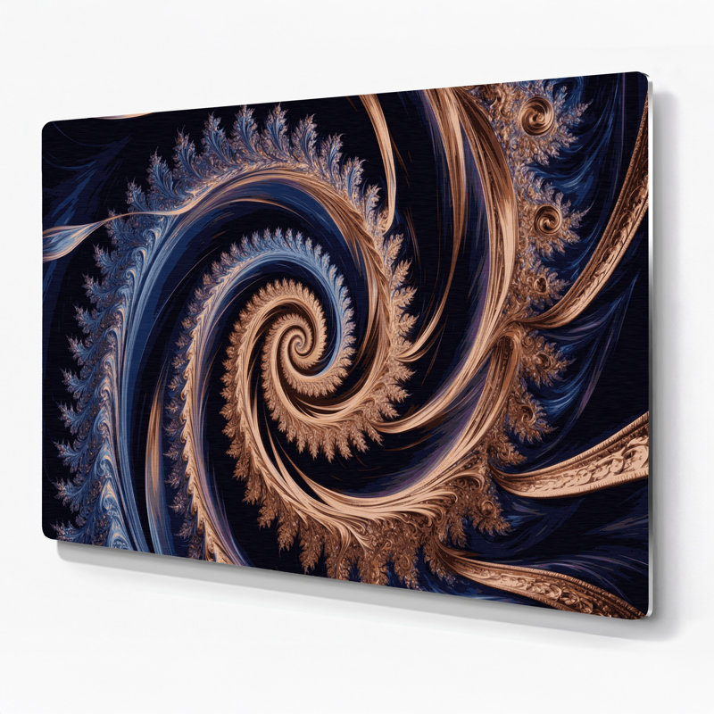 Art mural Sci Fi Fractal dimension, H 12 po x l 18 po
