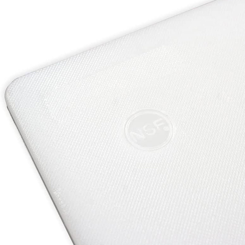 Extra Large White HDPE Plastic Dishwasher Safe Cutting Board