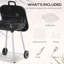 Outsunny 62cm W Charcoal Grill