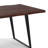 Delta 72"W Solid Acacia Dining Table, Industrial Style with Live Edge-1861359355