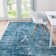Tapis bleu