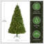 Green Spruce Christmas Tree with LED Lights-154549372