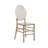 Stackable Ghost Style Amber Acrylic Event Chairs – Set of 2
