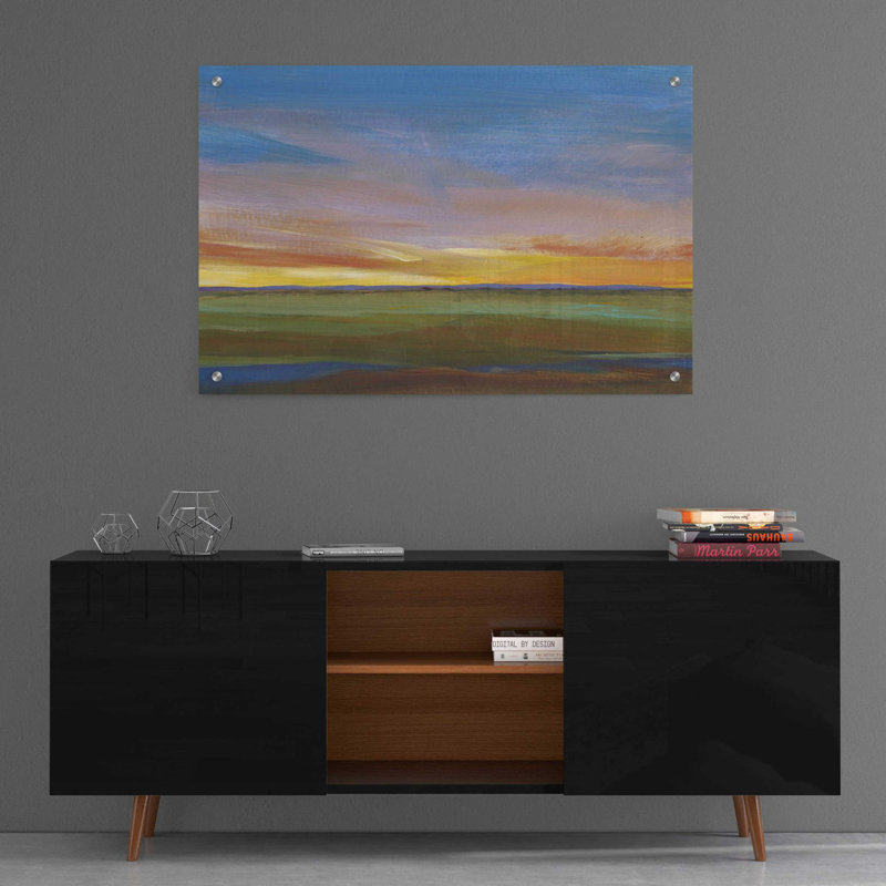 «Fading Light II» par Tim O'Toole, art mural en verre acrylique, H 24 po x l 36 po x P 0,2 po