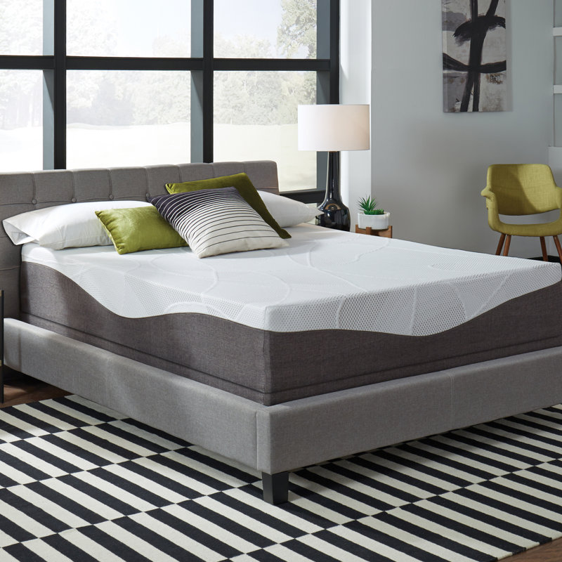 Ensemble de matelas en mousse viscoélastique imprégnée de gel Slumber Solutions Renew, Grand lit, 14"
