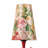 Red Ceramic Floral Shade Mini Table Lamp