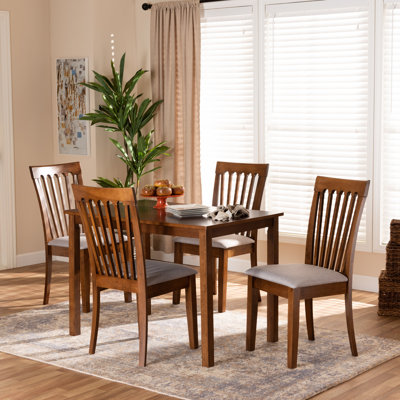 4 - Person Solid Wood Top Four Leg Dining Set