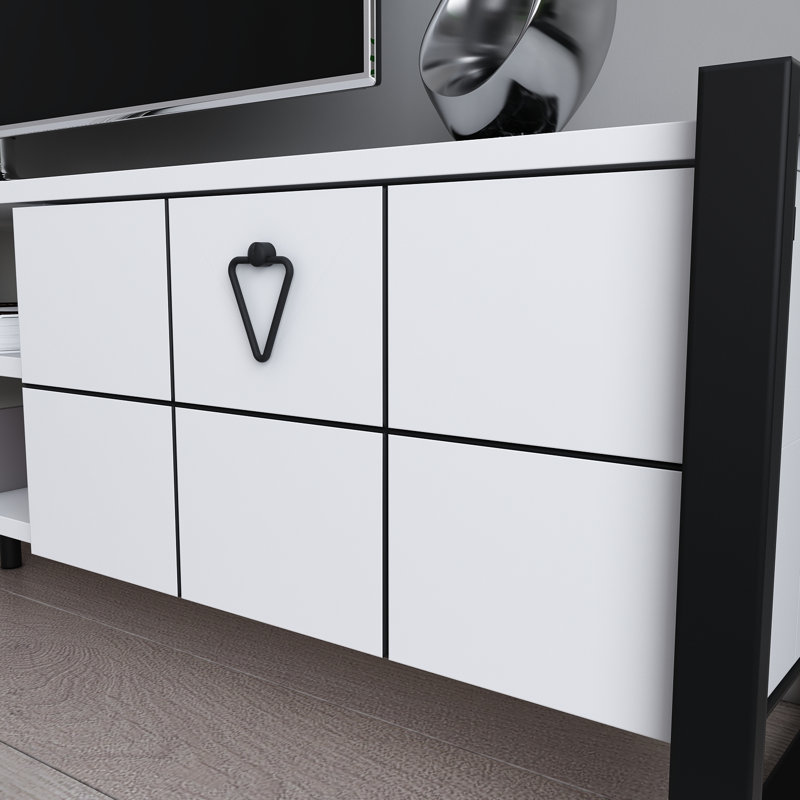 Rotherhithe Entertainment Unit for TVs up to 70", White/Black