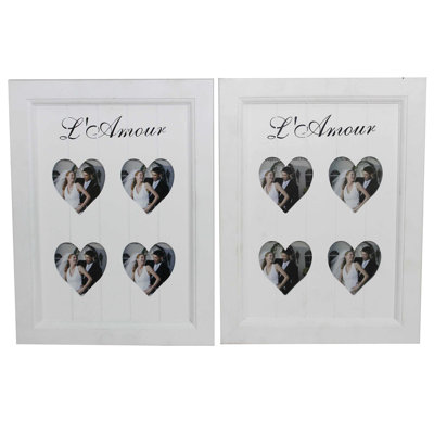 Cadre photo en collage hearts
