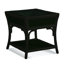 Boca Glass Top End Table with Storage