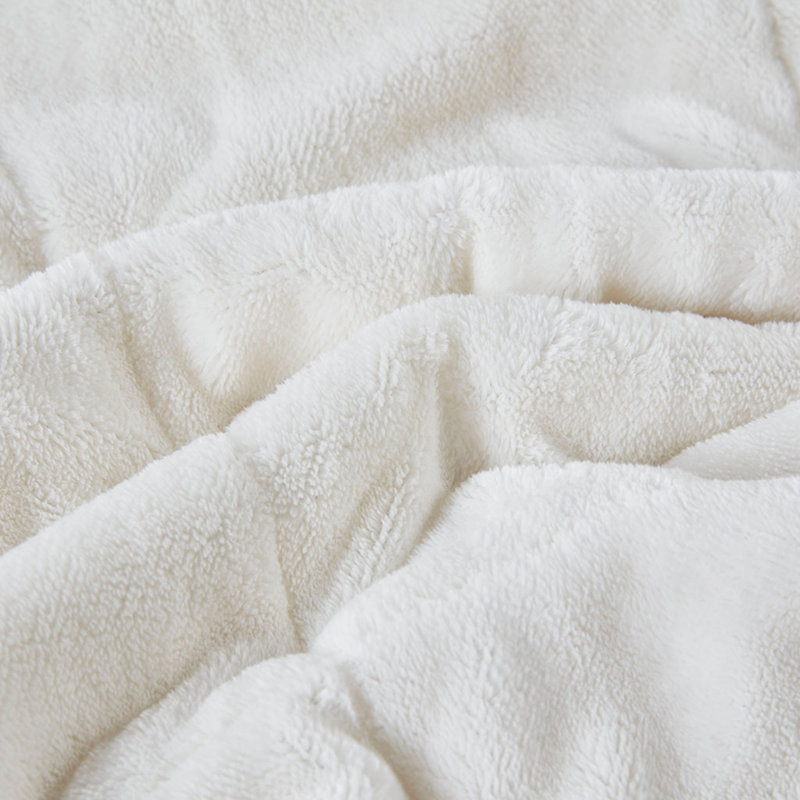 Couverture réversible en duvet HeiQ Smart, Ivoire ivoire, Très grand lit