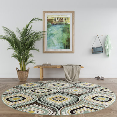Tapis écume de mer / brun Martello