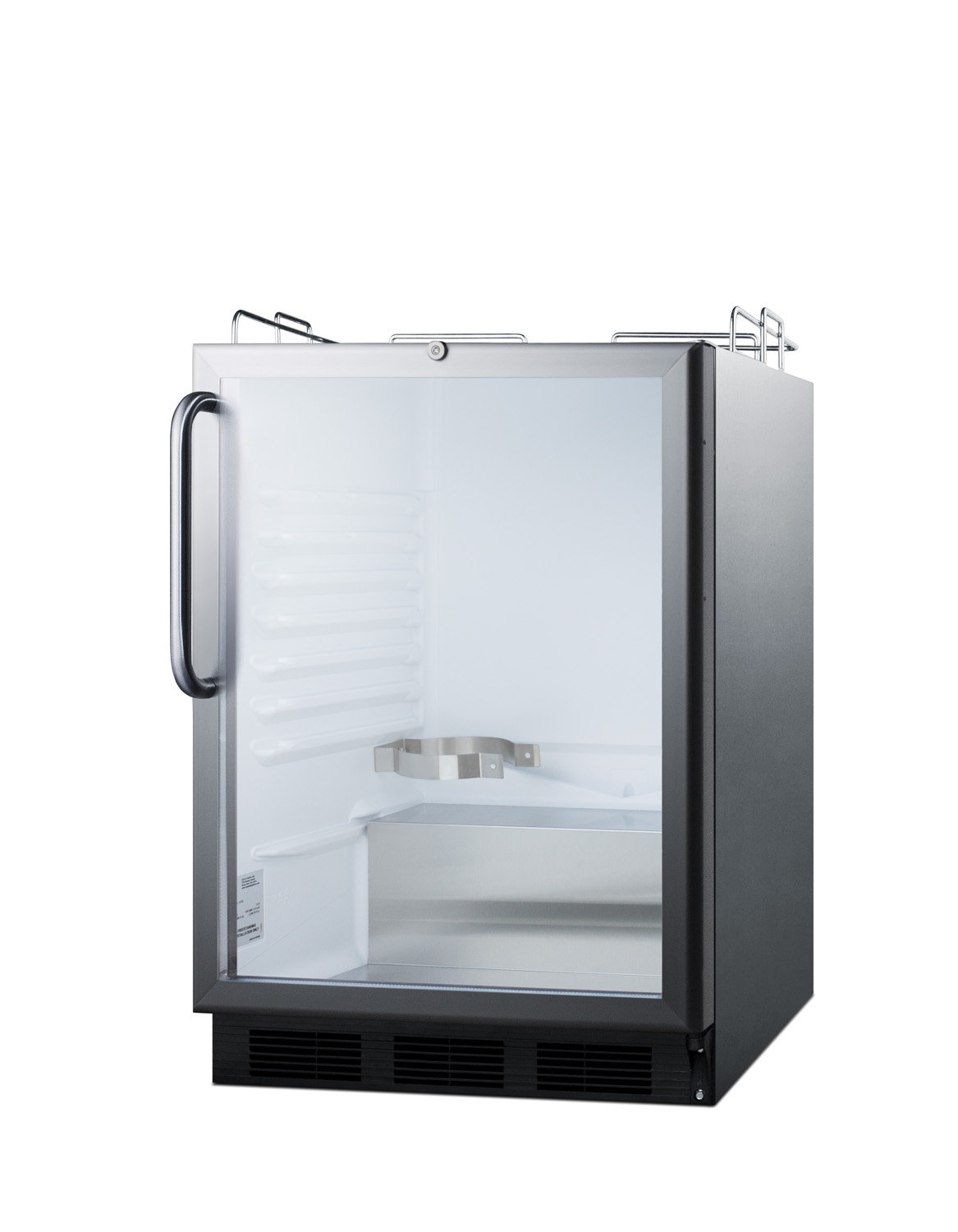 Summit Appliance 5.5 Cubic Feet Silver Sixth Barrel BuiltIn Kegerator