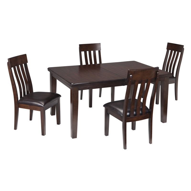 Bartons Bluff 4 - Person Extendable Four Leg Base Dining Set