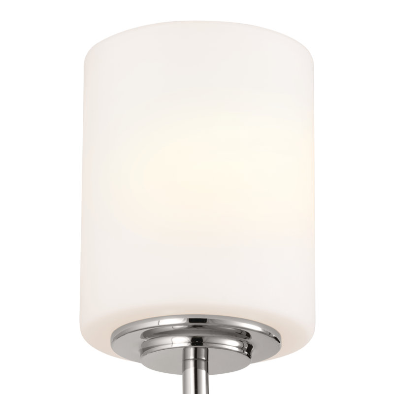 Ofeliya Armed Sconce, Polished Nickel
