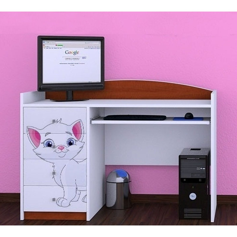 Quade 125cm Computer Desk, Brown