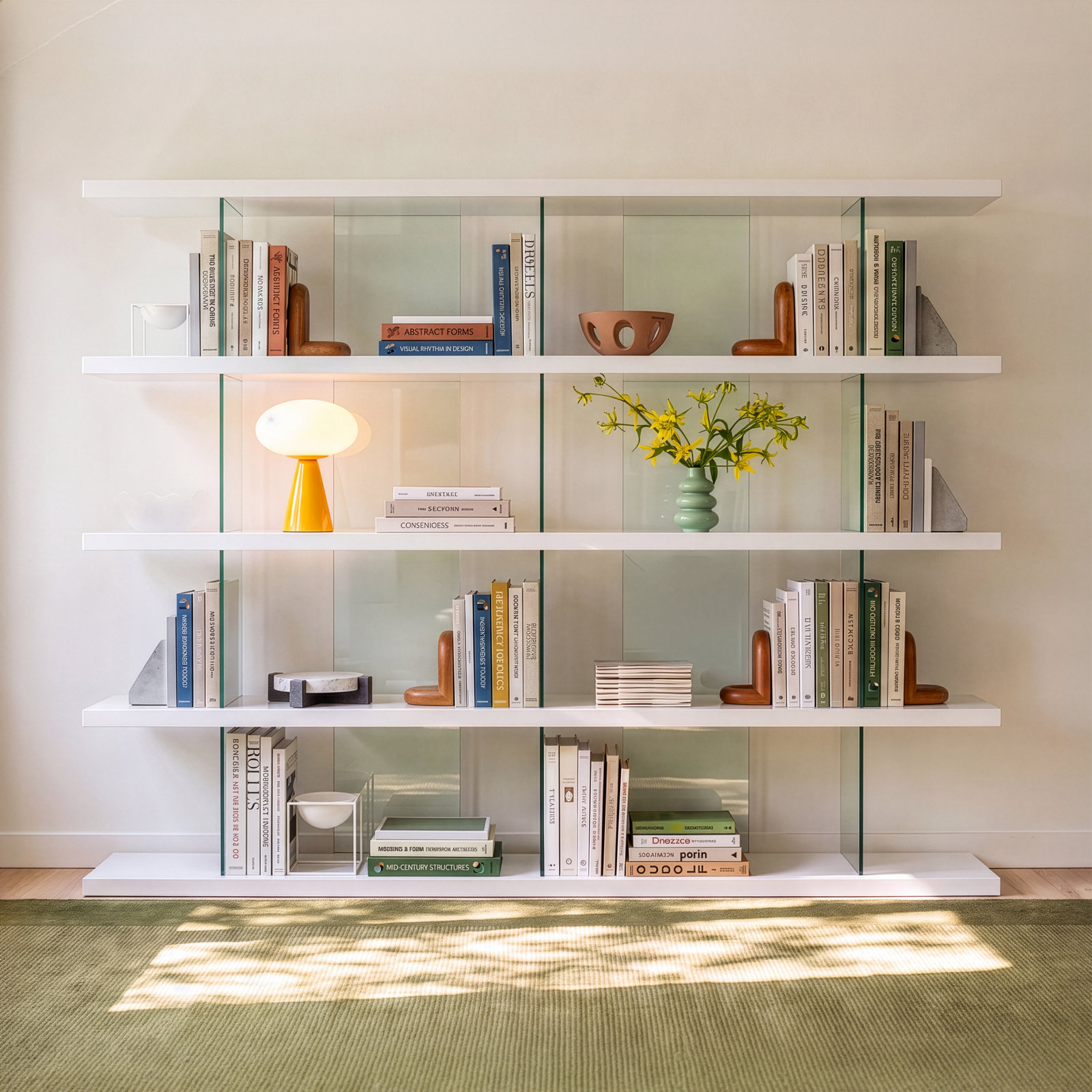Kendrick 78" Bookcase, White Lacquer
