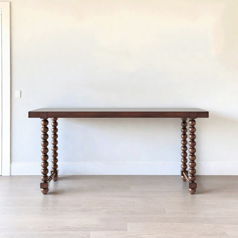 Console rétro minimaliste, H 29,92 po x l 62,99 po x P 19,69 po