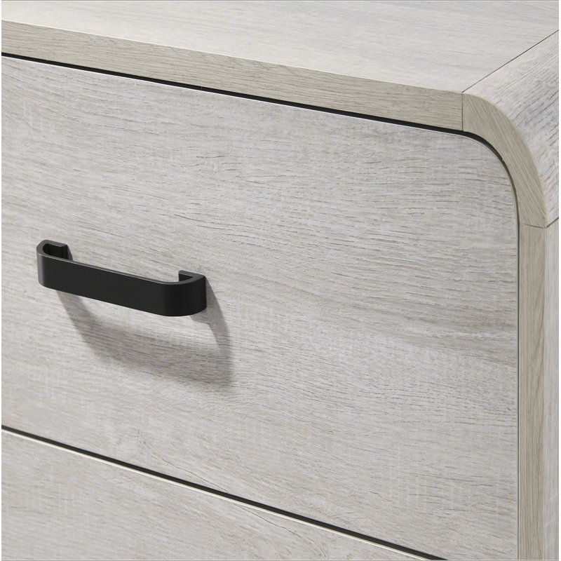 Meuble de rangement contemporain en bois avec 1 commode et 1 tiroir