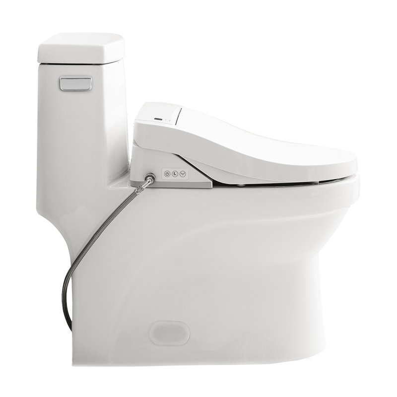Virage One-Piece Toilet with Vivante Smart Seat 1.1/1.6 gpf, Glossy