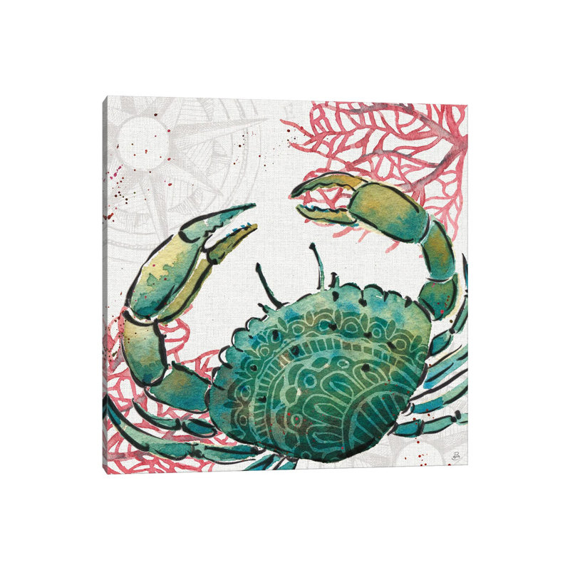 Ocean Finds XI by Daphne Brissonnet - Wrapped Canvas Print, 93.98 cm H x 93.98 cm W x 1.91 cm D