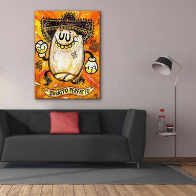 «Iba Burrito Perfecto» par Jorge R. Gutierrez, reproduction sur toile tendue