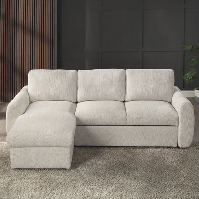 Canapé modulaire réversible Boucle avec canapé-lit et rangement