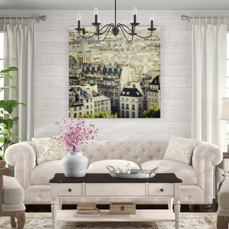 « paris calling »-impression photographie, H 35 po x l 35 po x P 1,5 po, Toile