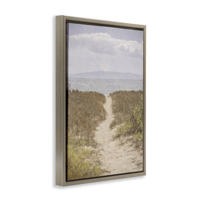 Cadre flottant Path to Misty Ocean, design par Aaron Matheson